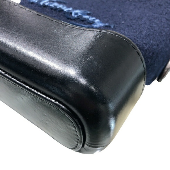 Chanel Gabriel De Small Hobo Bag Calf Navy Blue Black - Picture 8 of 16